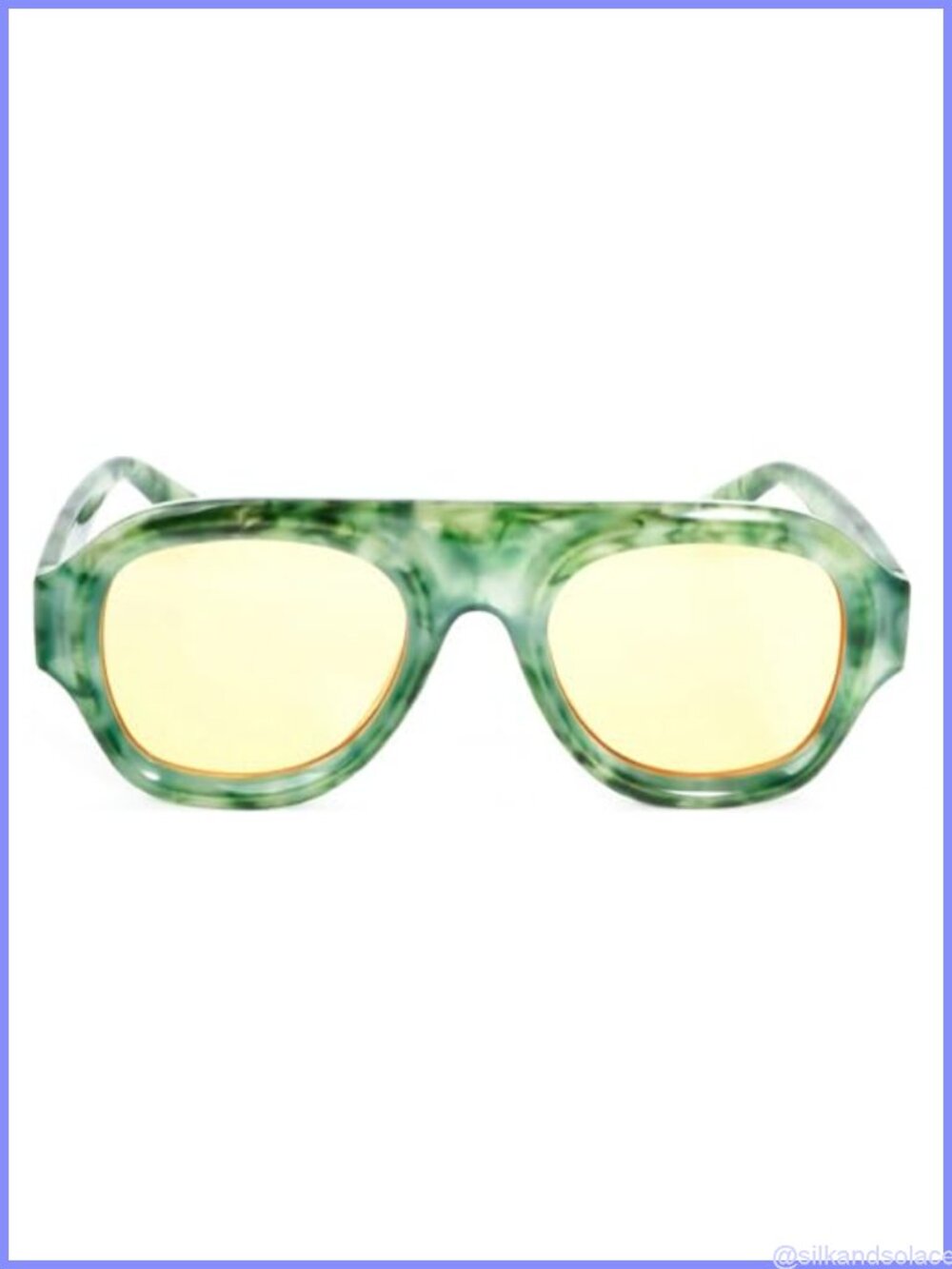 Retro Square Sunglasses Gradient UV400 Pilot Unisex Fashion Eyewear